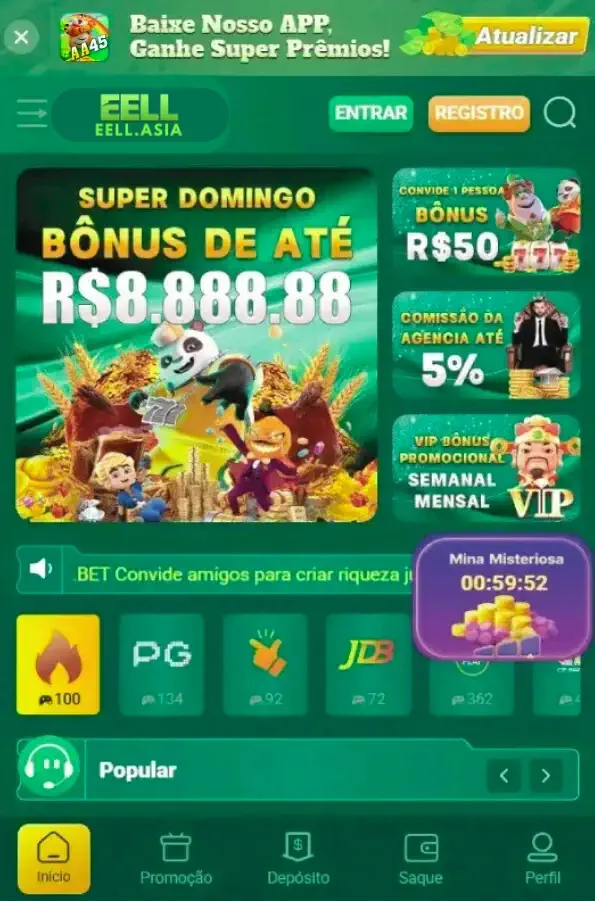 Demonstração do EELL aplicativo funcionando em um smartphone moderno